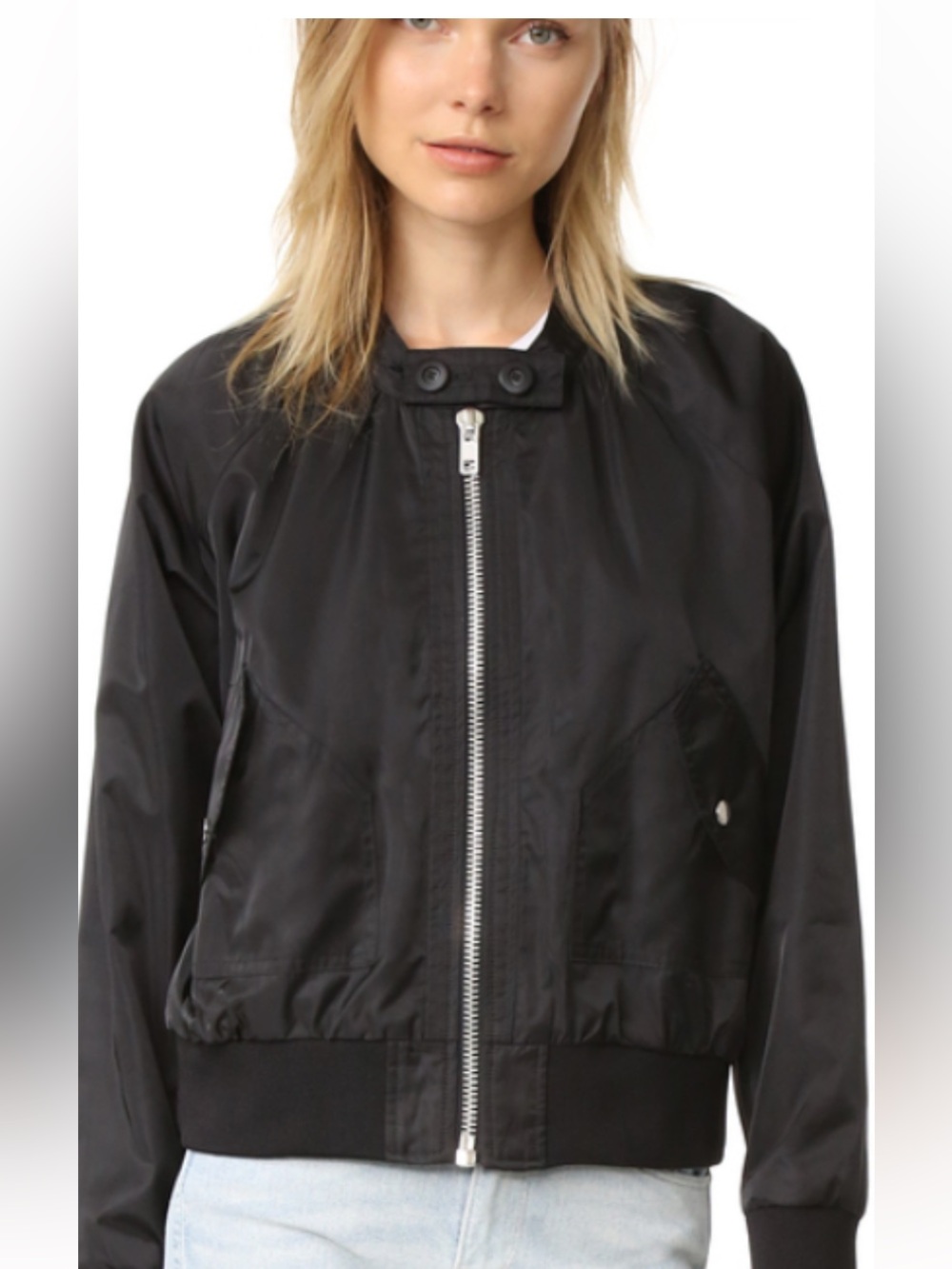 Free people black jacket size small